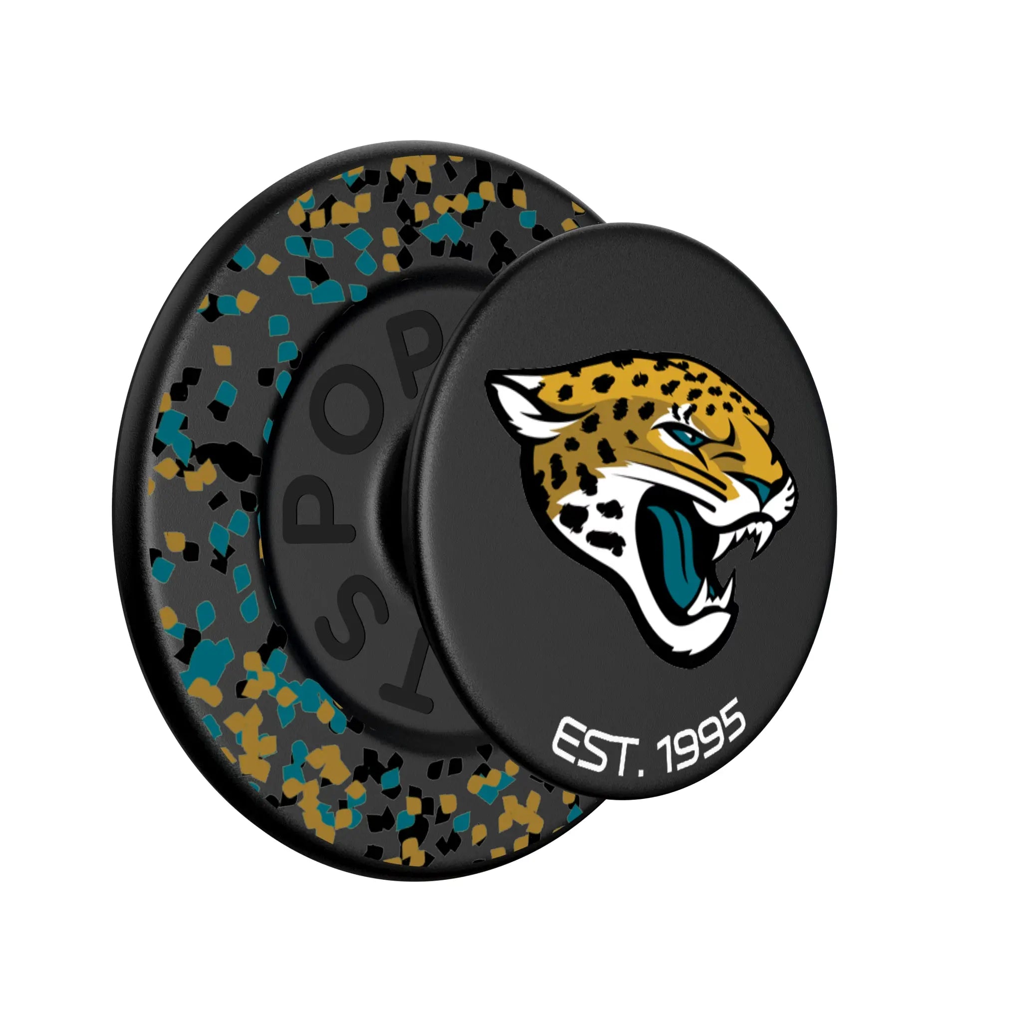 Jacksonville Jaguars Confetti PopSockets Magnetic Phone Grip and Stand