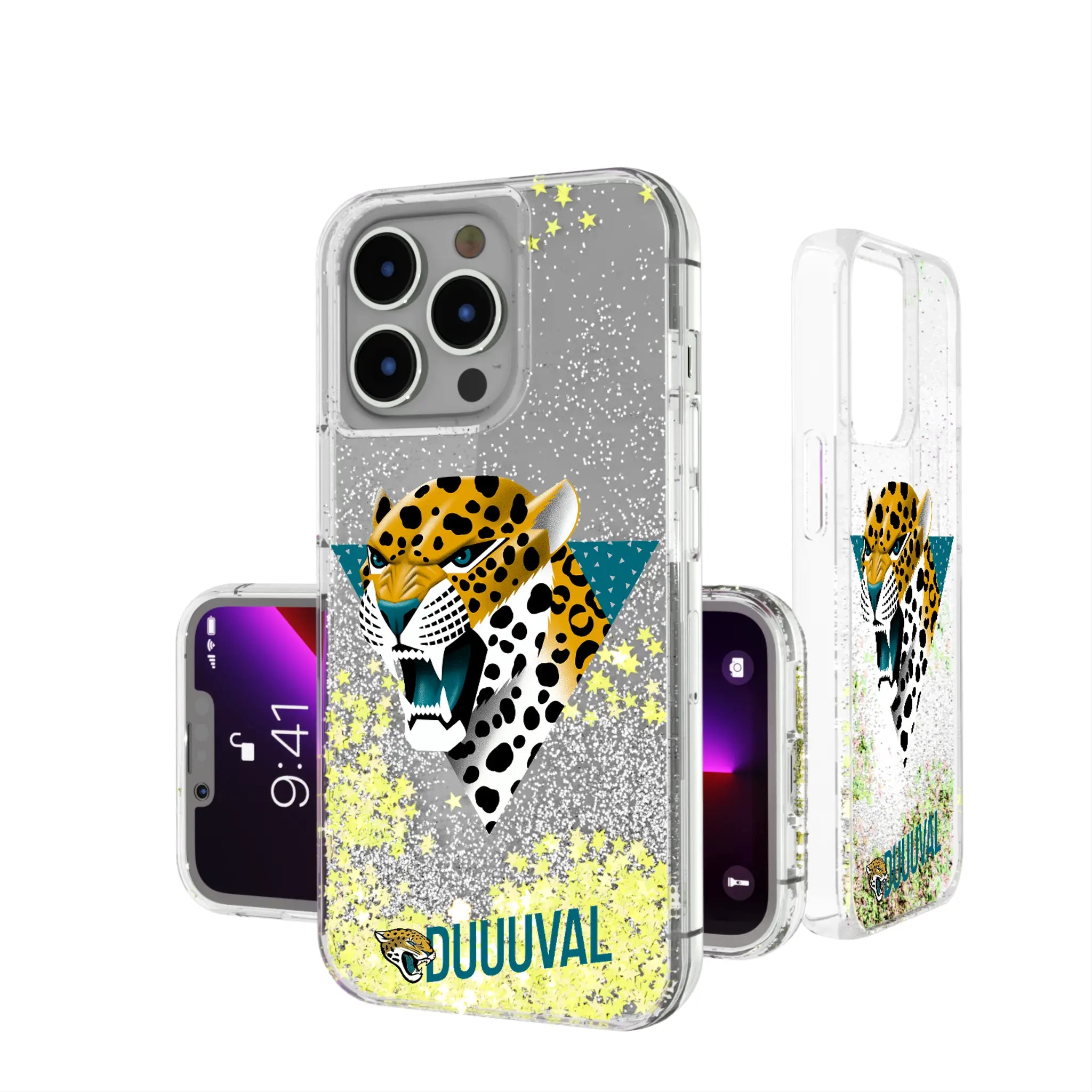 Jacksonville Jaguars 2024 Illustrated Limited Edition Glitter Phone Case
