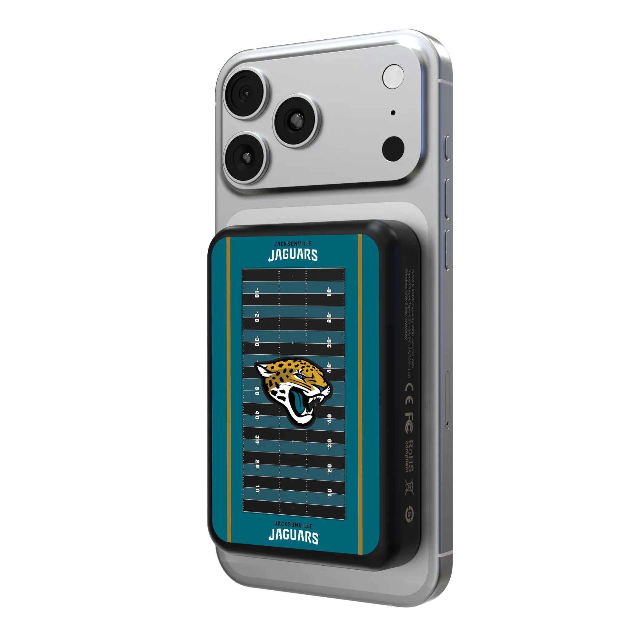 Jacksonville Jaguars Field Wireless Mag Power Bank