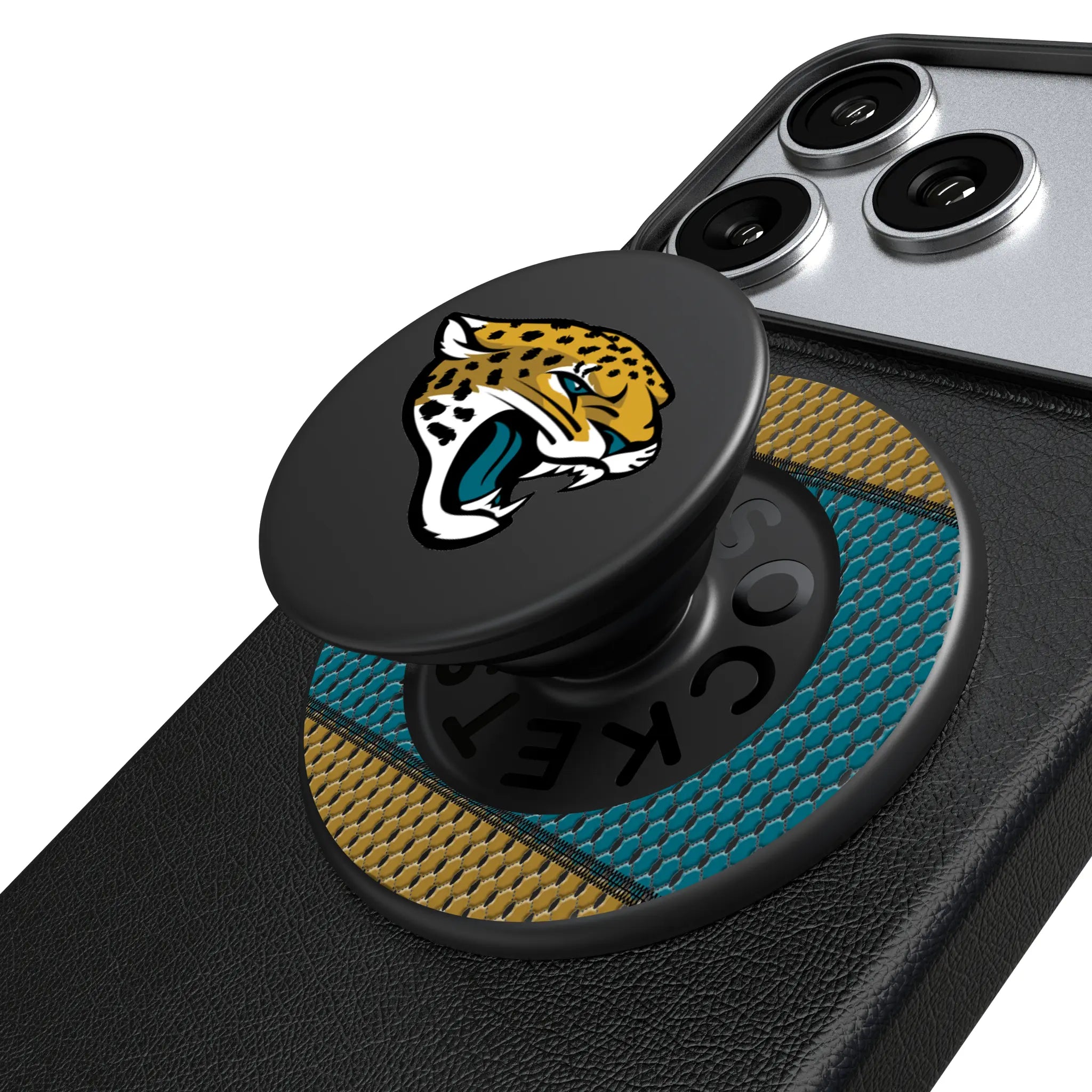 Jacksonville Jaguars Mesh PopSockets Magnetic Phone Grip and Stand
