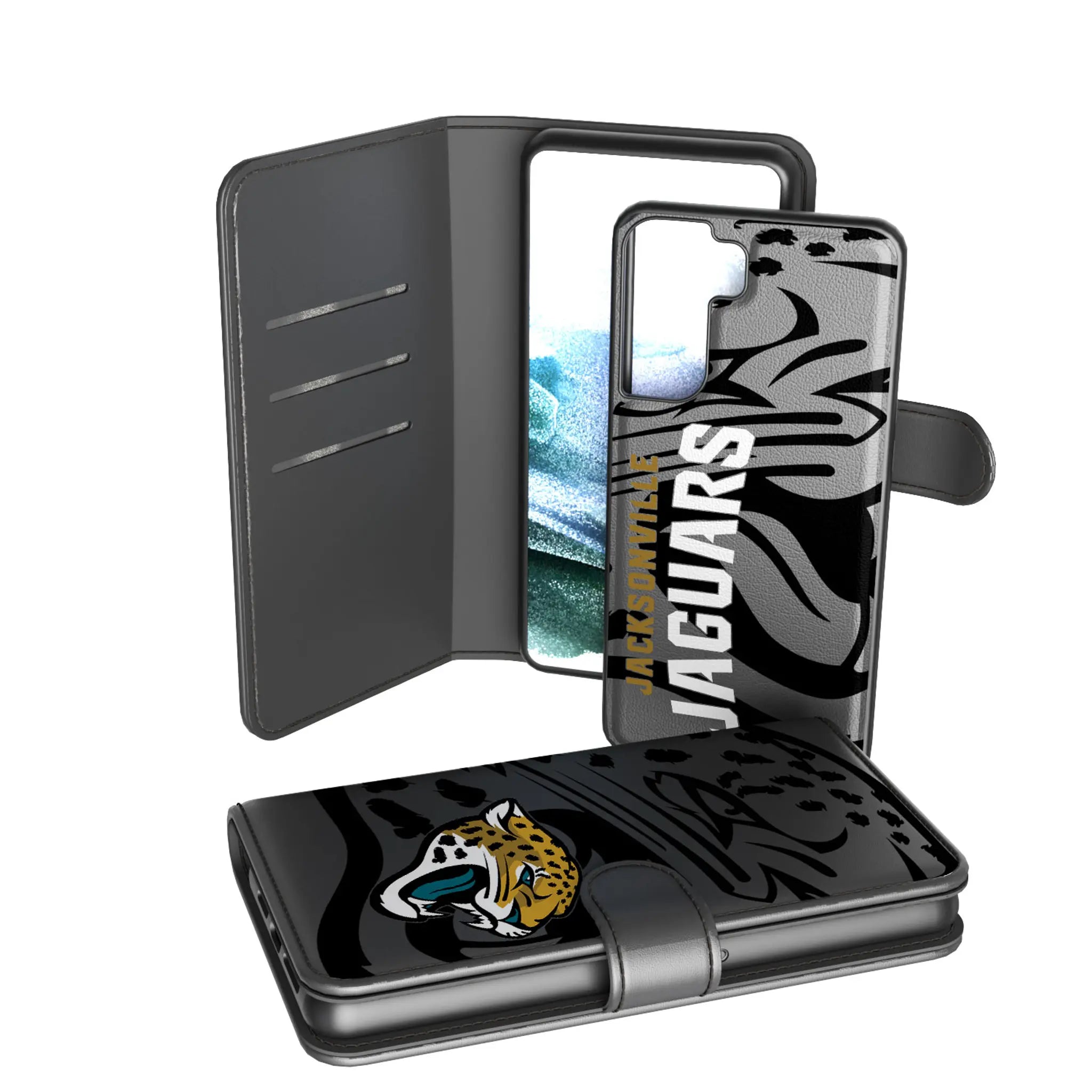 Jacksonville Jaguars Tilt Wallet Case
