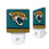 Jacksonville Jaguars Stripe Night Light 2-Pack