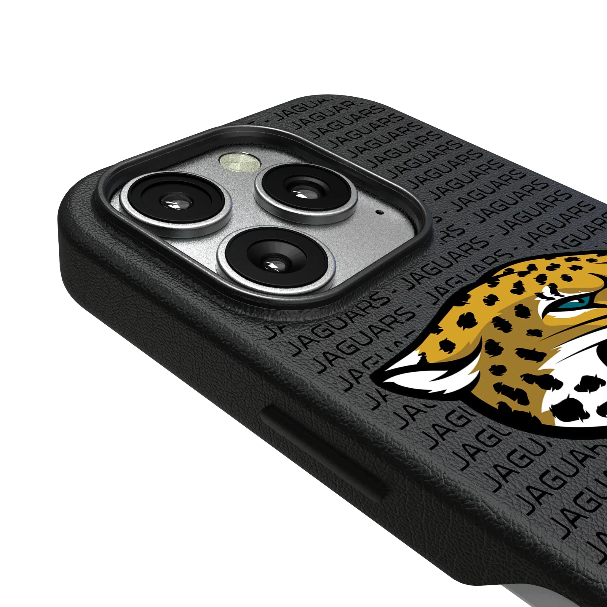 Jacksonville Jaguars Text Backdrop MagSafe Compatible Phone Case for Apple iPhone