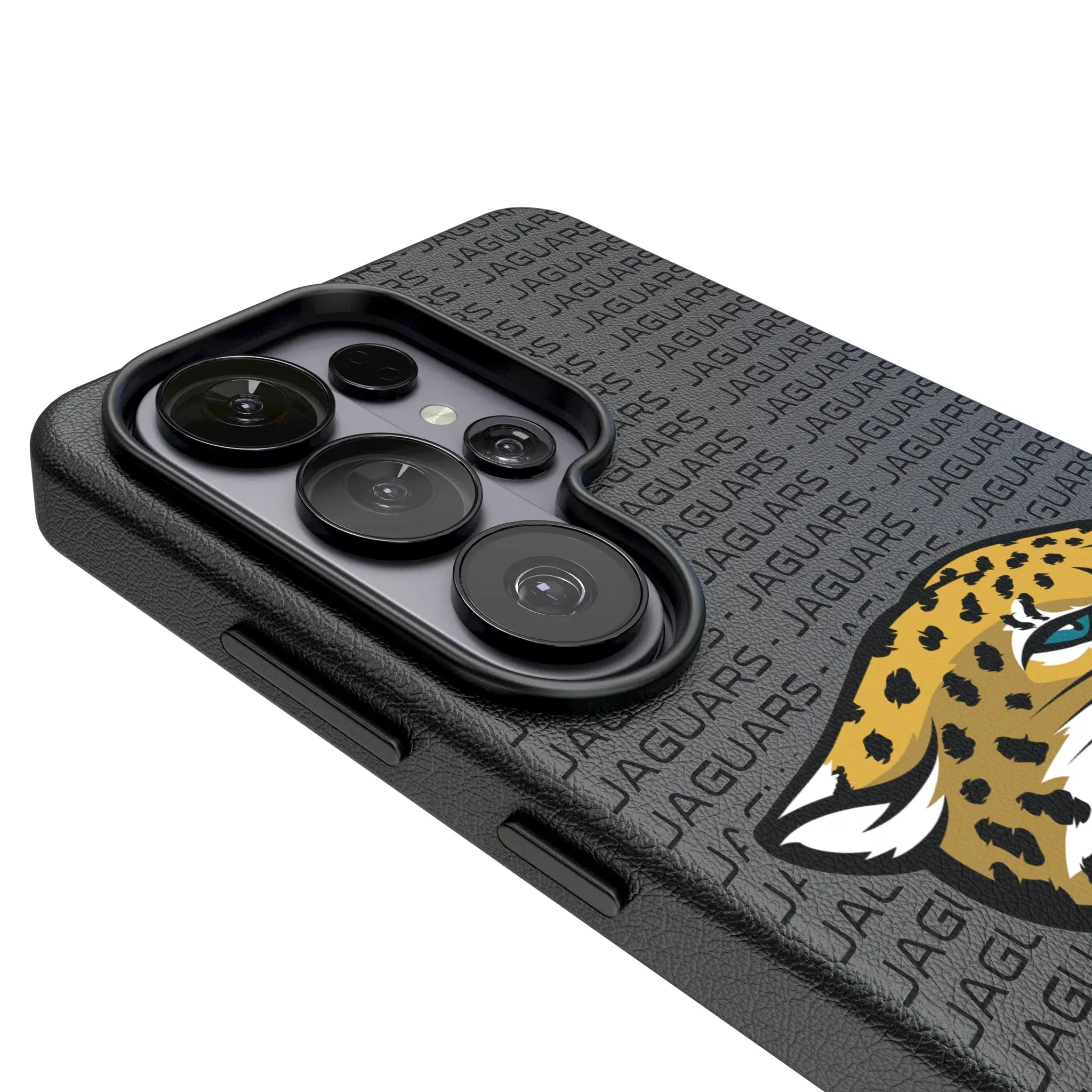 Jacksonville Jaguars Text Backdrop MagSafe Compatible Phone Case for Samsung Galaxy