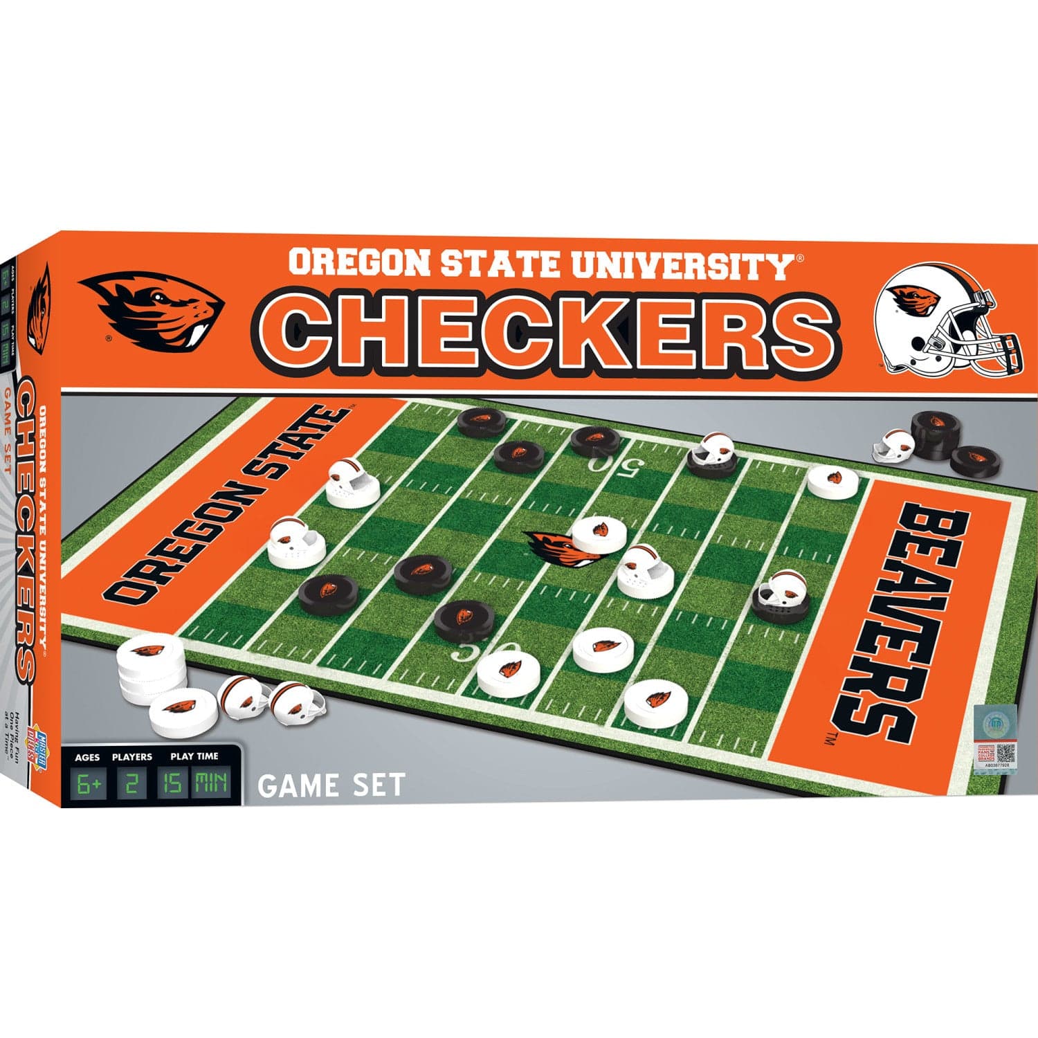 Oregon State Beavers Checkers Game - Sports Gifts, Sports Memorabilia, Sports Collectibles, Fan Shop