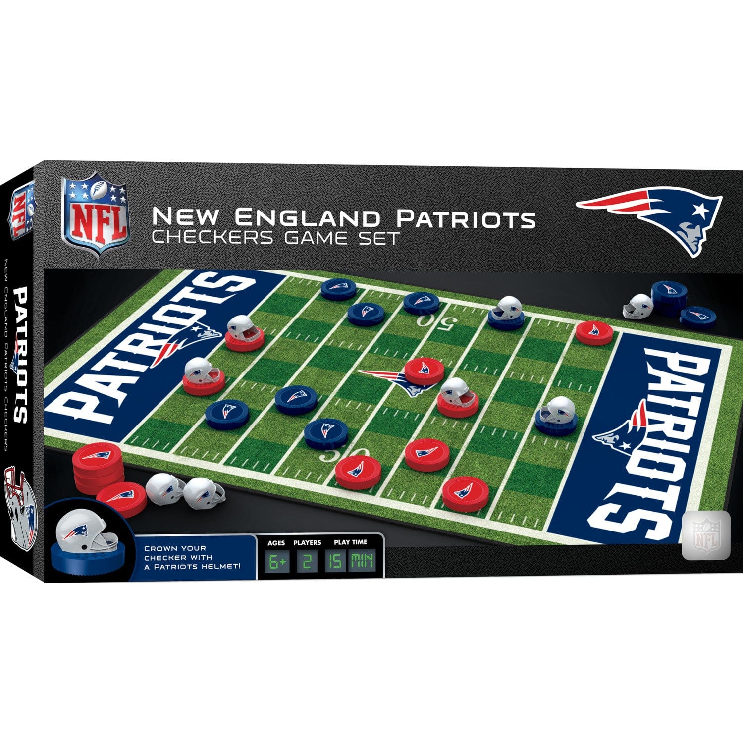 New England Patriots Checkers Game - Sports Gifts, Sports Memorabilia, Sports Collectibles, Fan Shop