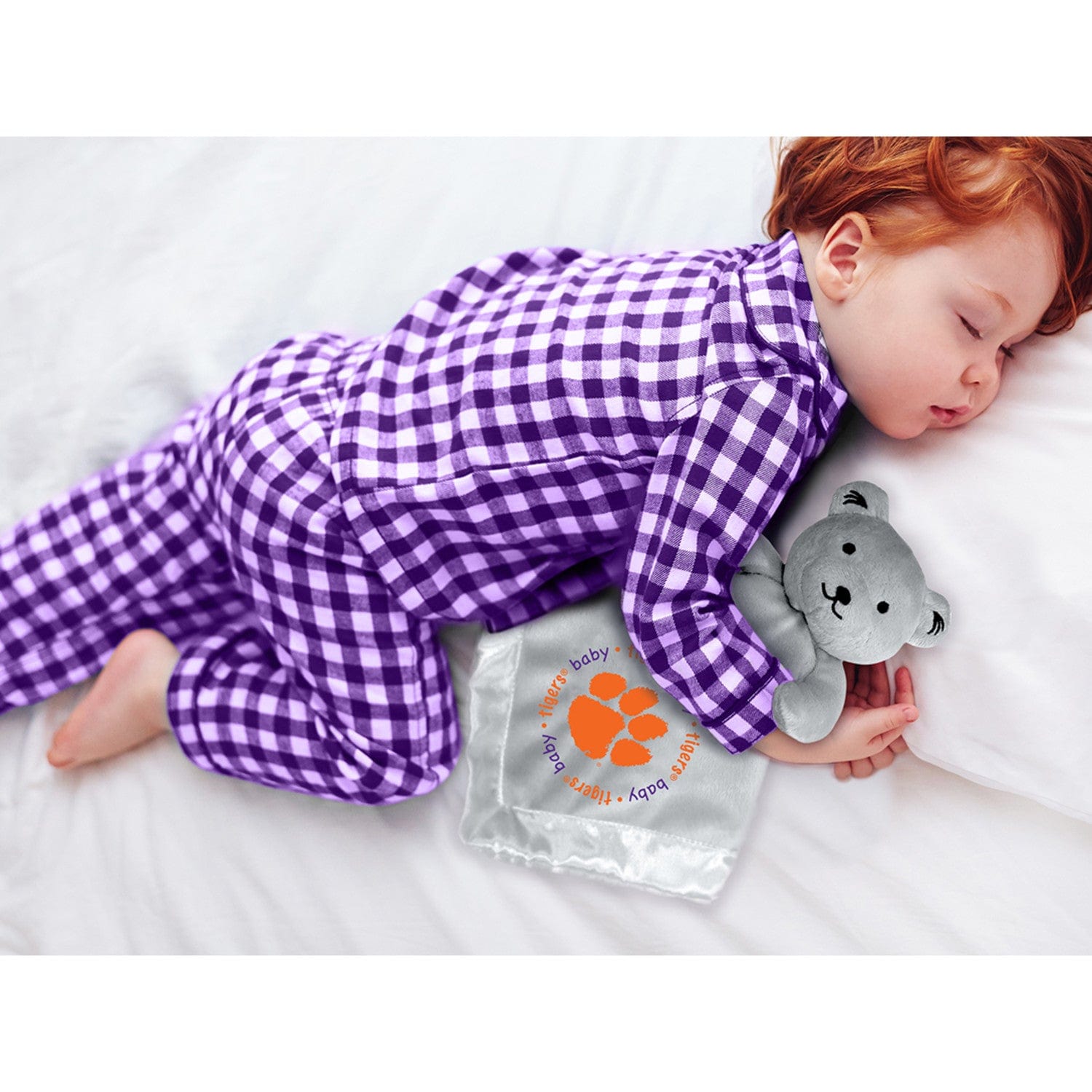 Clemson Tigers Security Bear - Gray - Sports Gifts, Sports Memorabilia, Sports Collectibles, Fan Shop