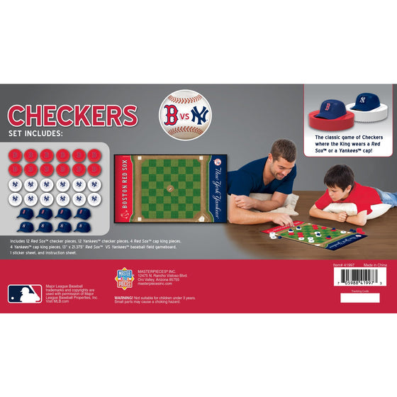 MLB - Red Sox vs Yankees Checkers - 757 Sports Collectibles