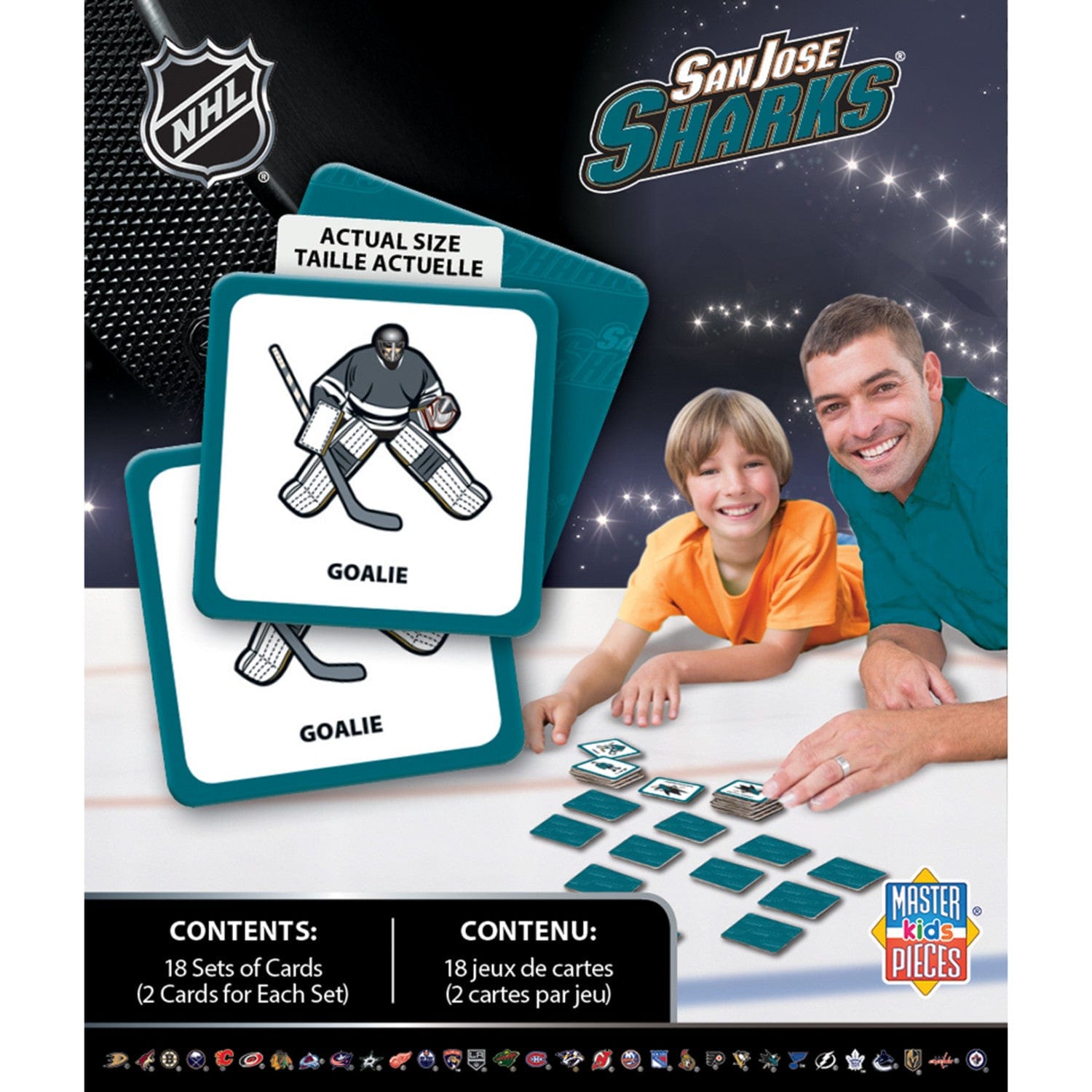 San Jose Sharks Memory Matching Game - Sports Gifts, Sports Memorabilia, Sports Collectibles, Fan Shop