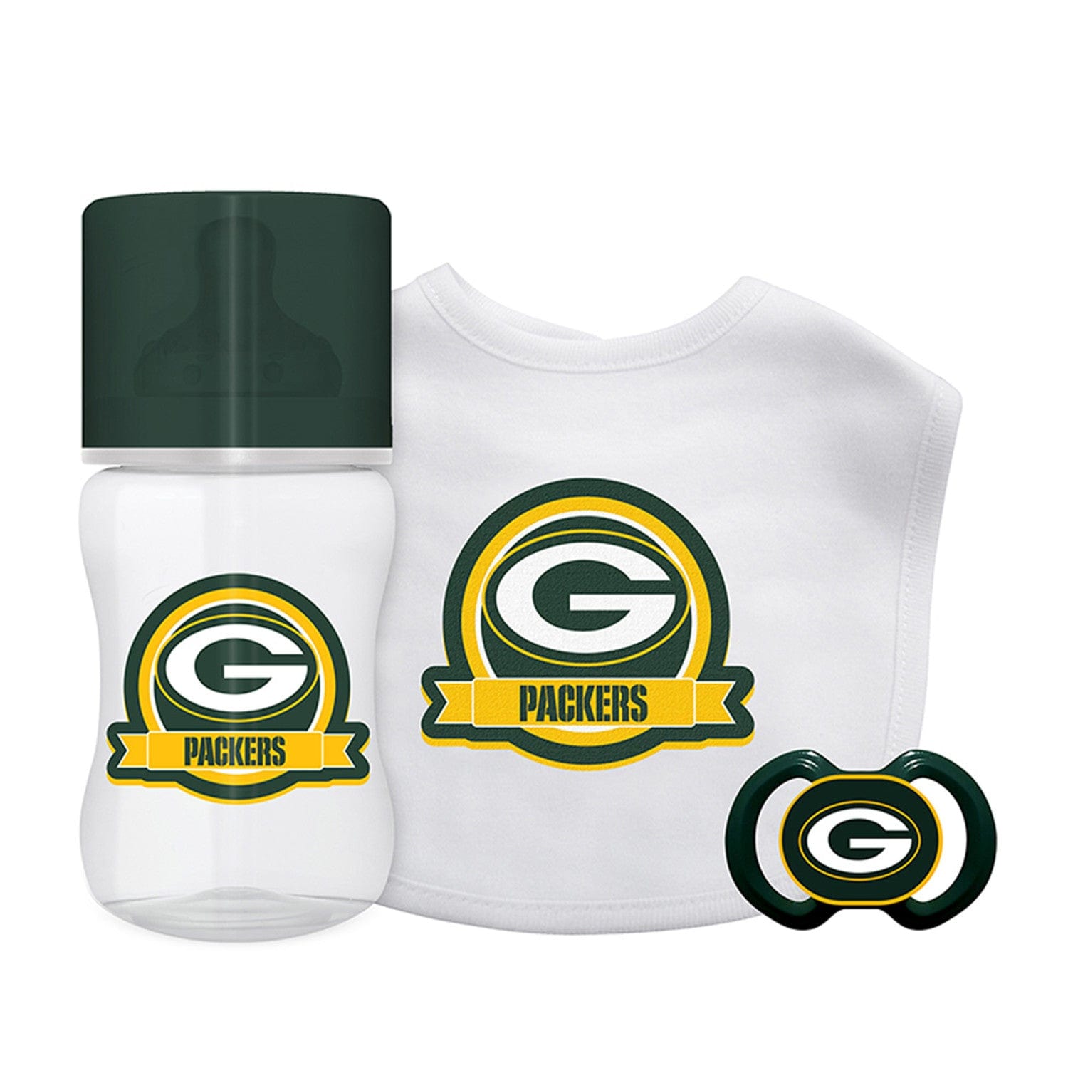Green Bay Packers Baby Gift Set - 3-Piece Collection - Sports Gifts, Sports Memorabilia, Sports Collectibles, Fan Shop