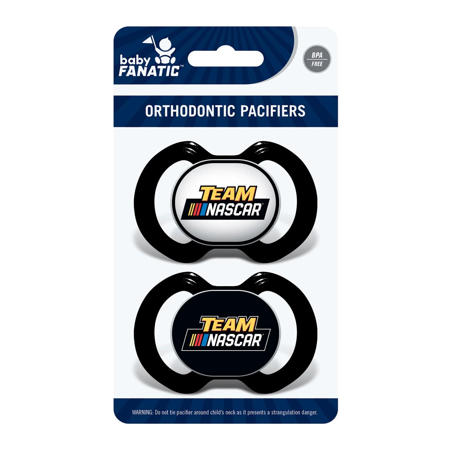 NASCAR Pacifier 2-Pack: Race-Ready Comfort for Little Fans - Sports Gifts, Sports Memorabilia, Sports Collectibles, Fan Shop