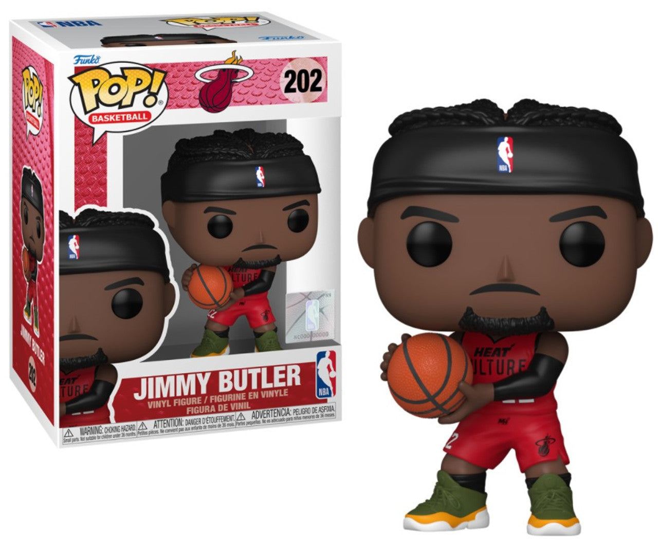 Jimmy Butler (Miami Heat) 2024 City Edition Jersey NBA Funko Pop! - Sports Collectibles, Sports Memorabilia, Sports Fan Shop, Sports Gifts