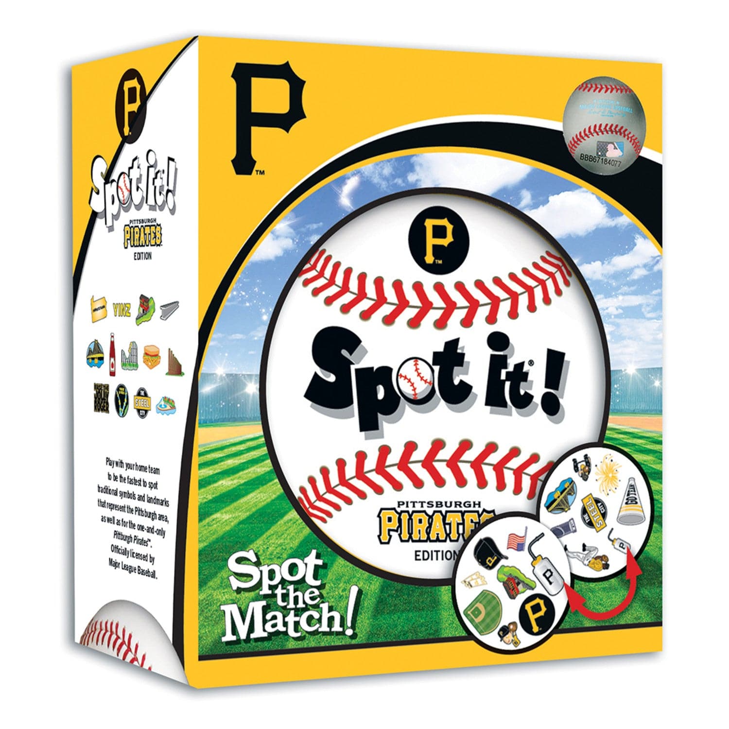 Pittsburgh Pirates Spot It! Card Game - Sports Gifts, Sports Memorabilia, Sports Collectibles, Fan Shop