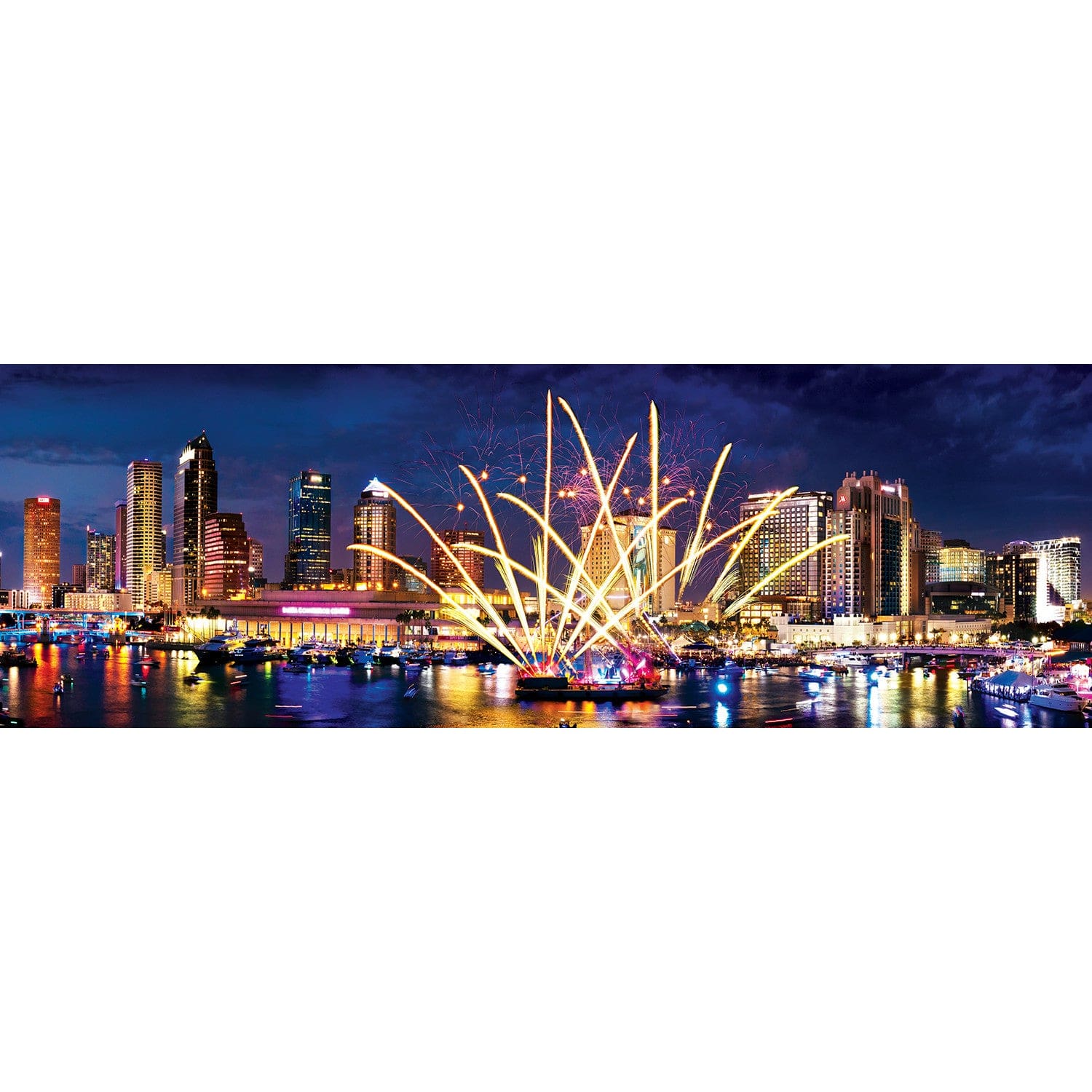 Tampa Bay Buccaneers Stadium View 1000-Piece Panoramic Jigsaw Puzzle - Sports Gifts, Sports Memorabilia, Sports Collectibles, Fan Shop