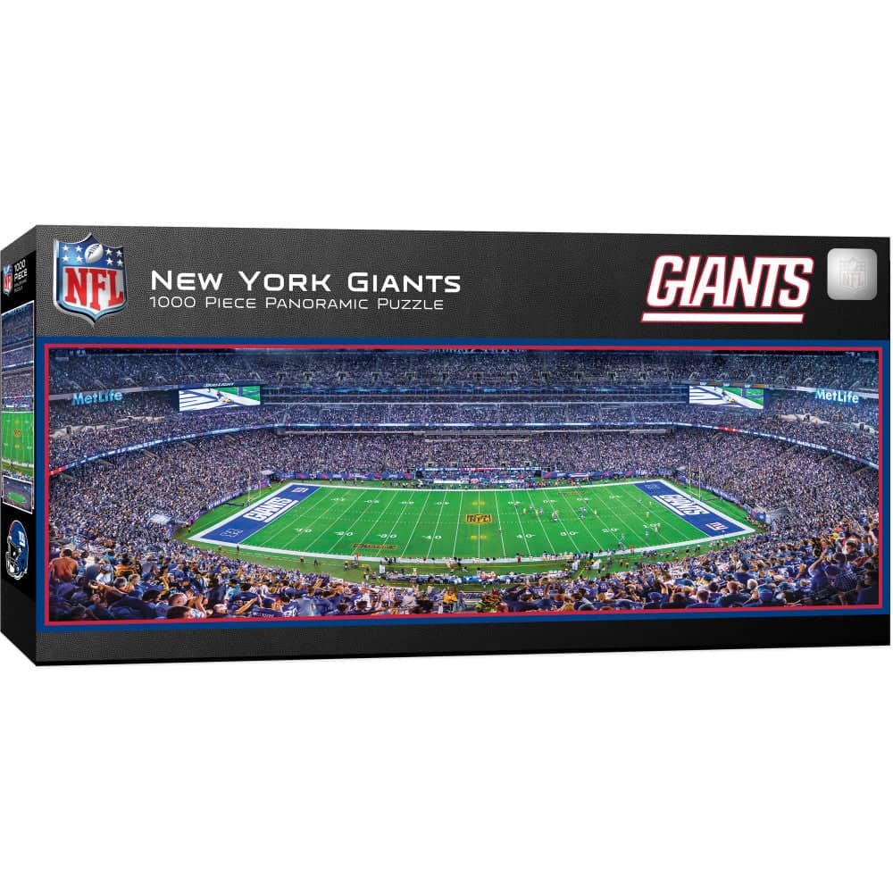 New York Giants 1000 Piece Panoramic Jigsaw Puzzle - Sports Gifts, Sports Memorabilia, Sports Collectibles, Fan Shop