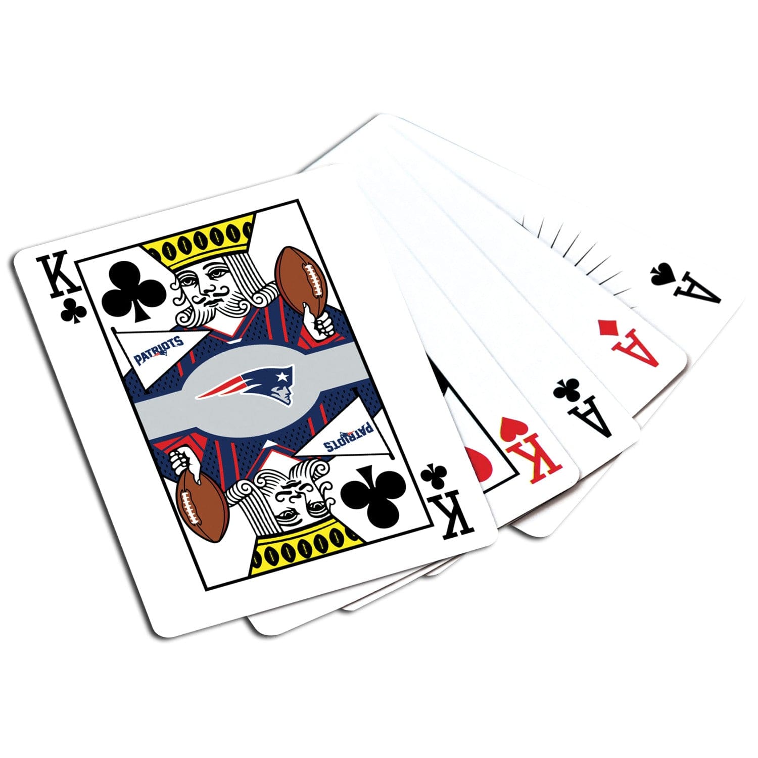 New England Patriots 300 Piece Poker Set - Perfect for Game Day!