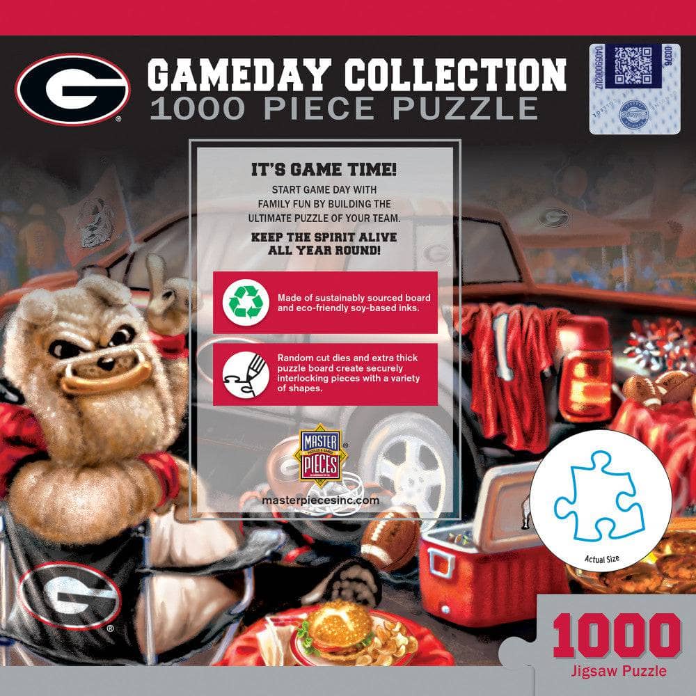 Georgia Bulldogs Gameday 1000 Piece Jigsaw Puzzle - Sports Gifts, Sports Memorabilia, Sports Collectibles, Fan Shop