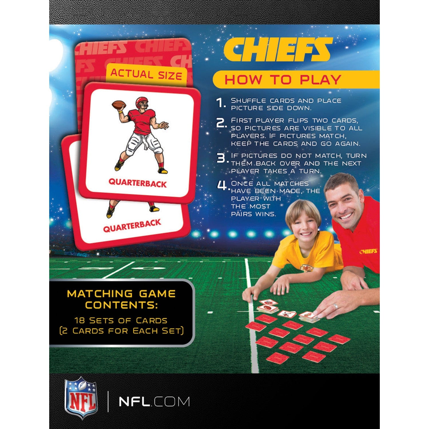 Kansas City Chiefs Matching Game: Test Your Team Spirit! - Sports Gifts, Sports Memorabilia, Sports Collectibles, Fan Shop