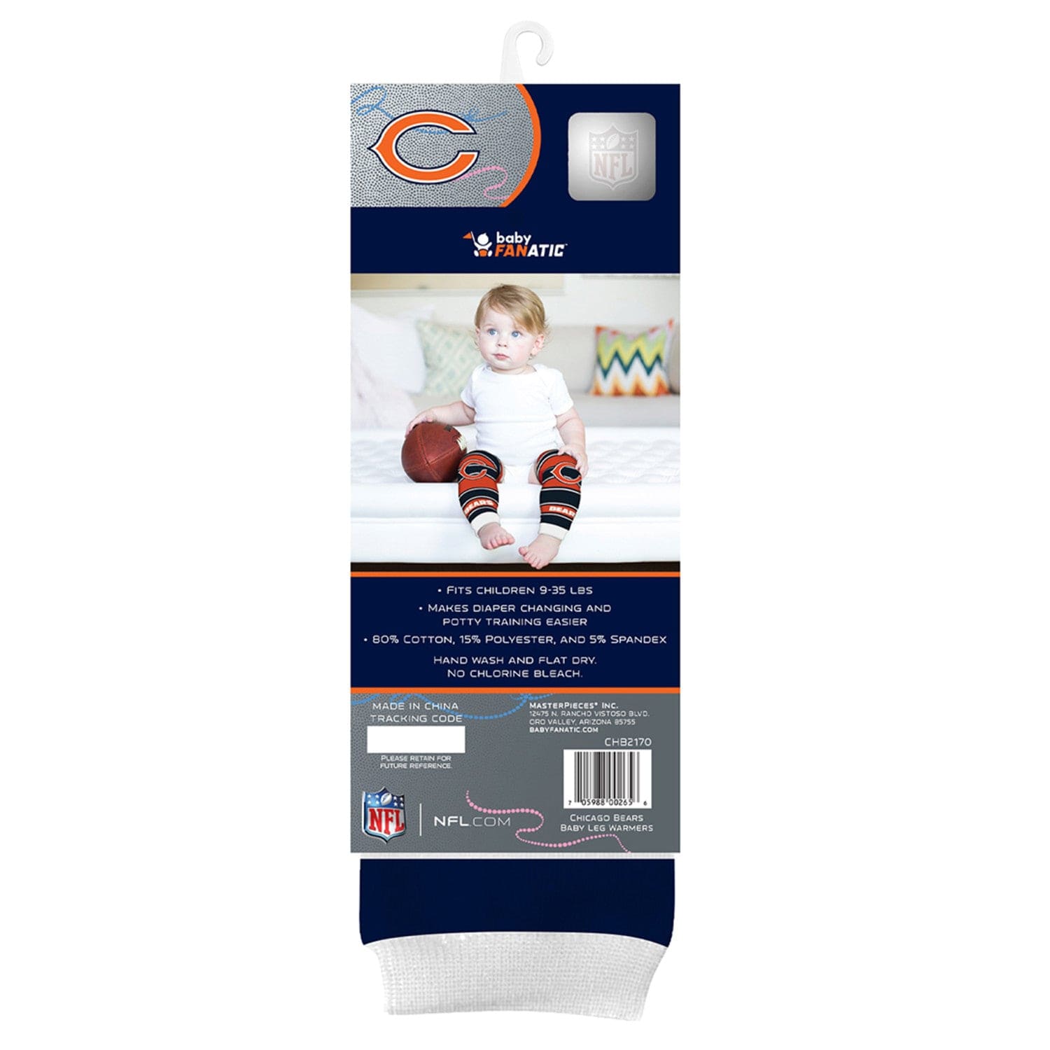 Chicago Bears Baby Leg Warmers - Cute & Cozy Team Spirit