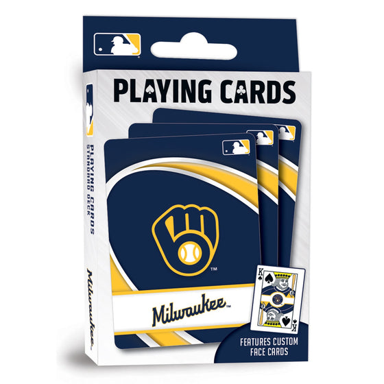 Milwaukee Brewers Playing Cards - 54 Card Deck - 757 Sports Collectibles