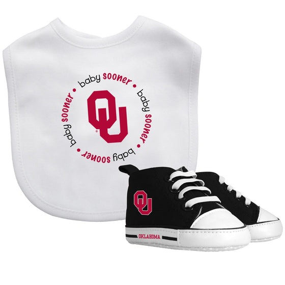 Oklahoma Sooners - 2-Piece Baby Gift Set - 757 Sports Collectibles