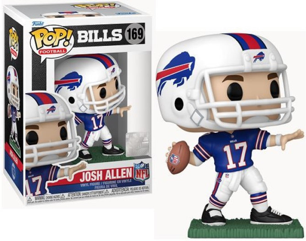 Josh Allen (Buffalo Bills) (Away Jersey) Funko Pop! NFL Series 9 - Sports Collectibles, Sports Memorabilia, Sports Fan Shop, Sports Gifts