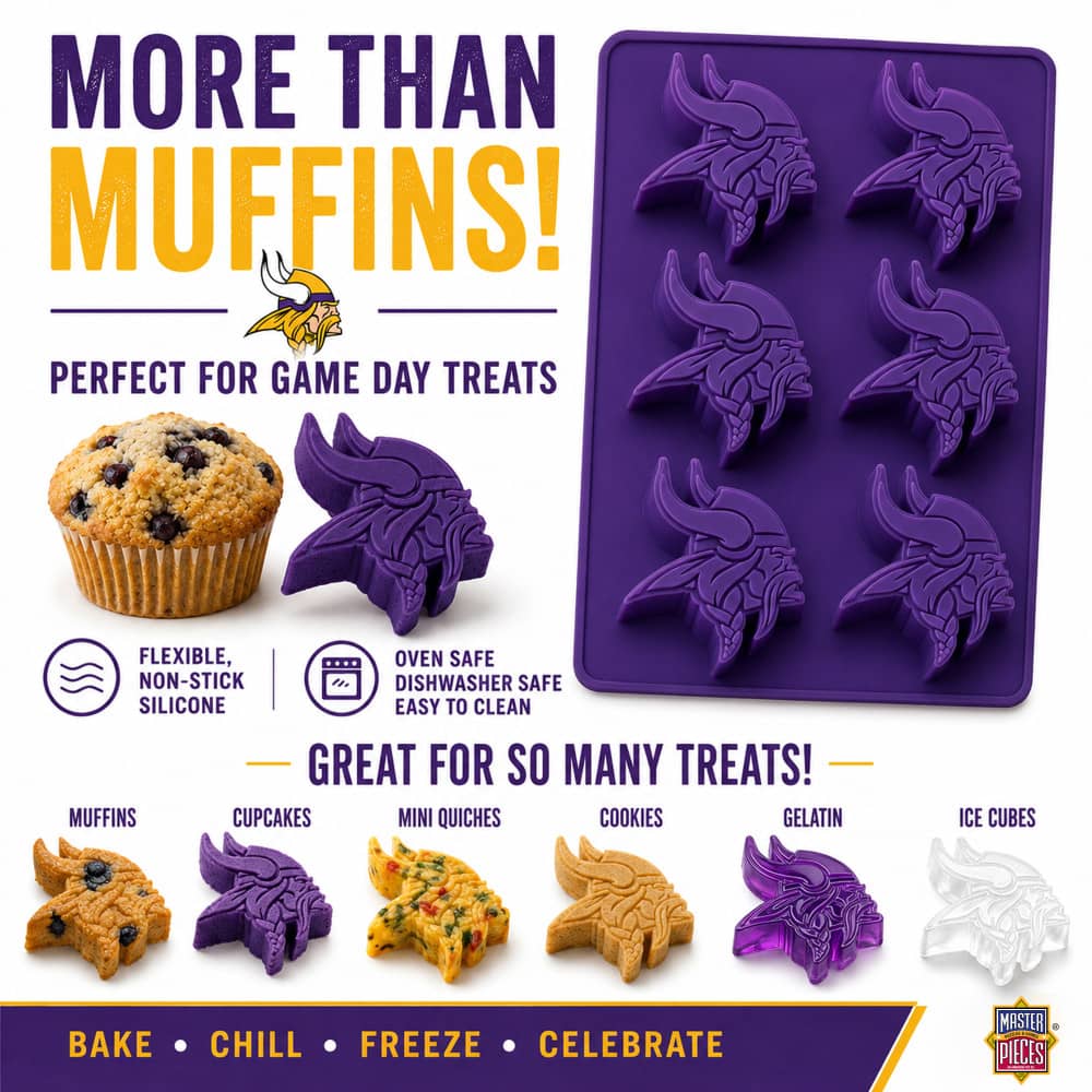 Minnesota Vikings Official NFL Muffin Pan