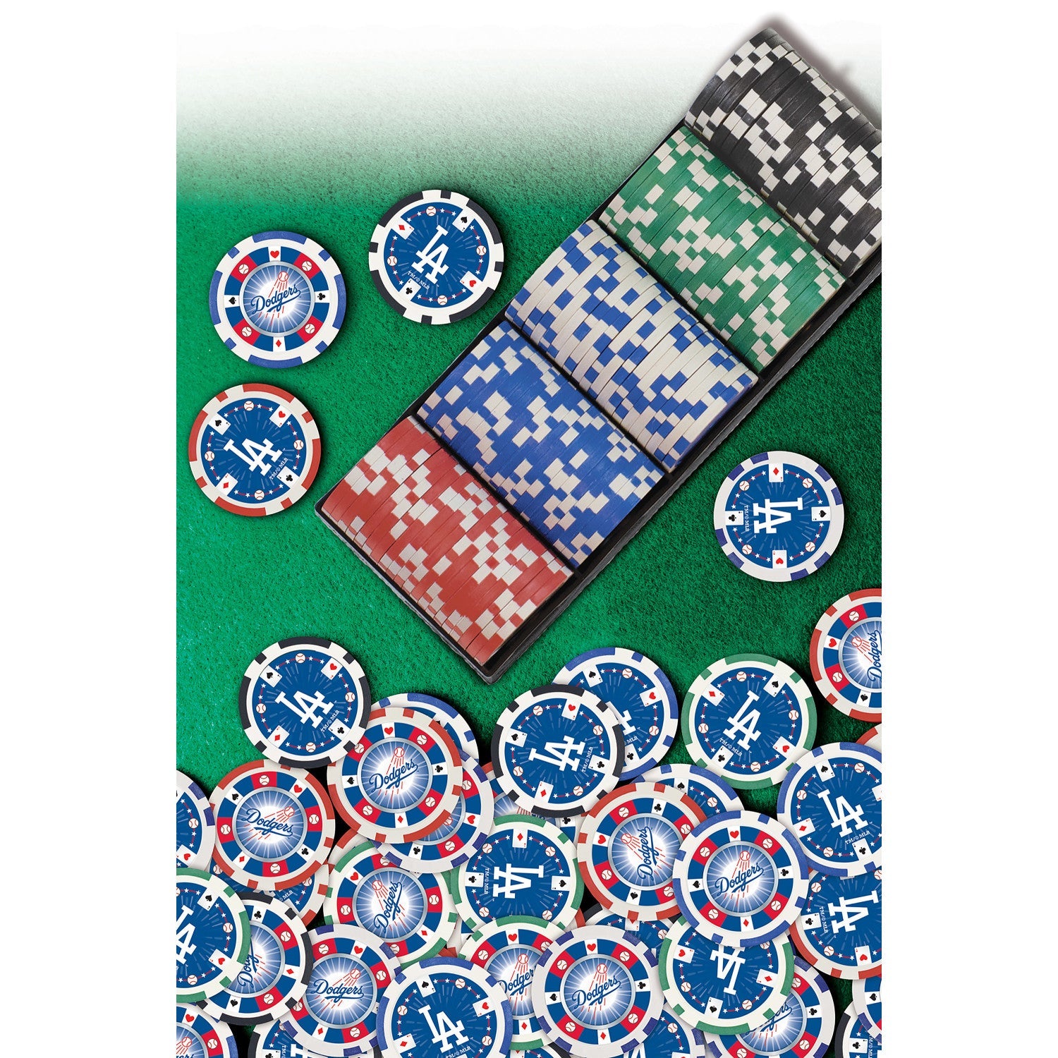 Los Angeles Dodgers 100 Piece Poker Chips - 757 Sports Collectibles