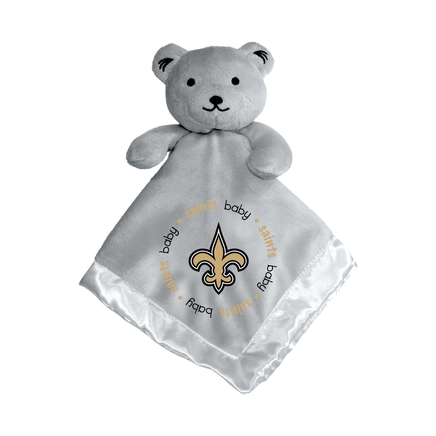 New Orleans Saints Security Bear - Gray - Sports Gifts, Sports Memorabilia, Sports Collectibles, Fan Shop
