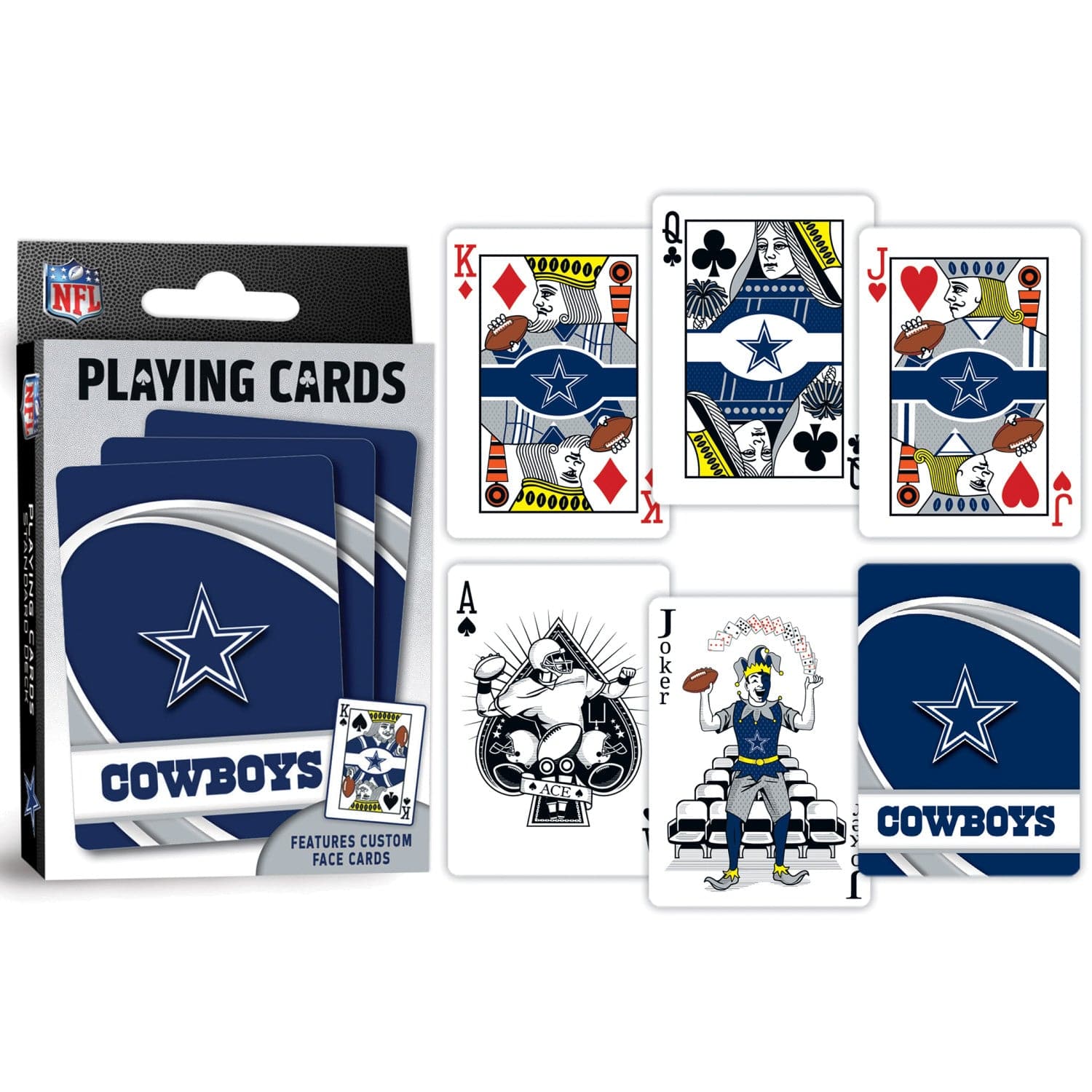 Dallas Cowboys 54 Card Deck - Playing Cards