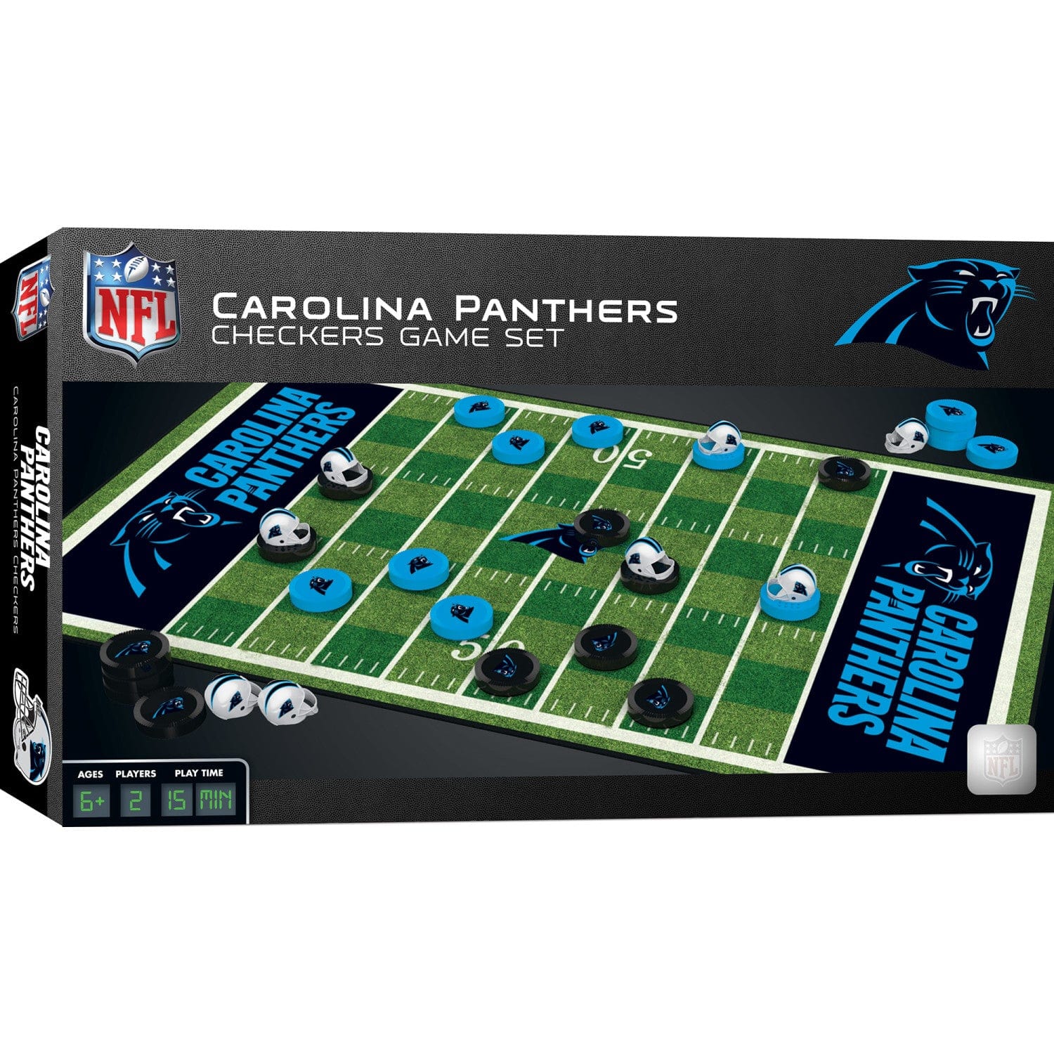 Carolina Panthers Checkers Game - Sports Gifts, Sports Memorabilia, Sports Collectibles, Fan Shop