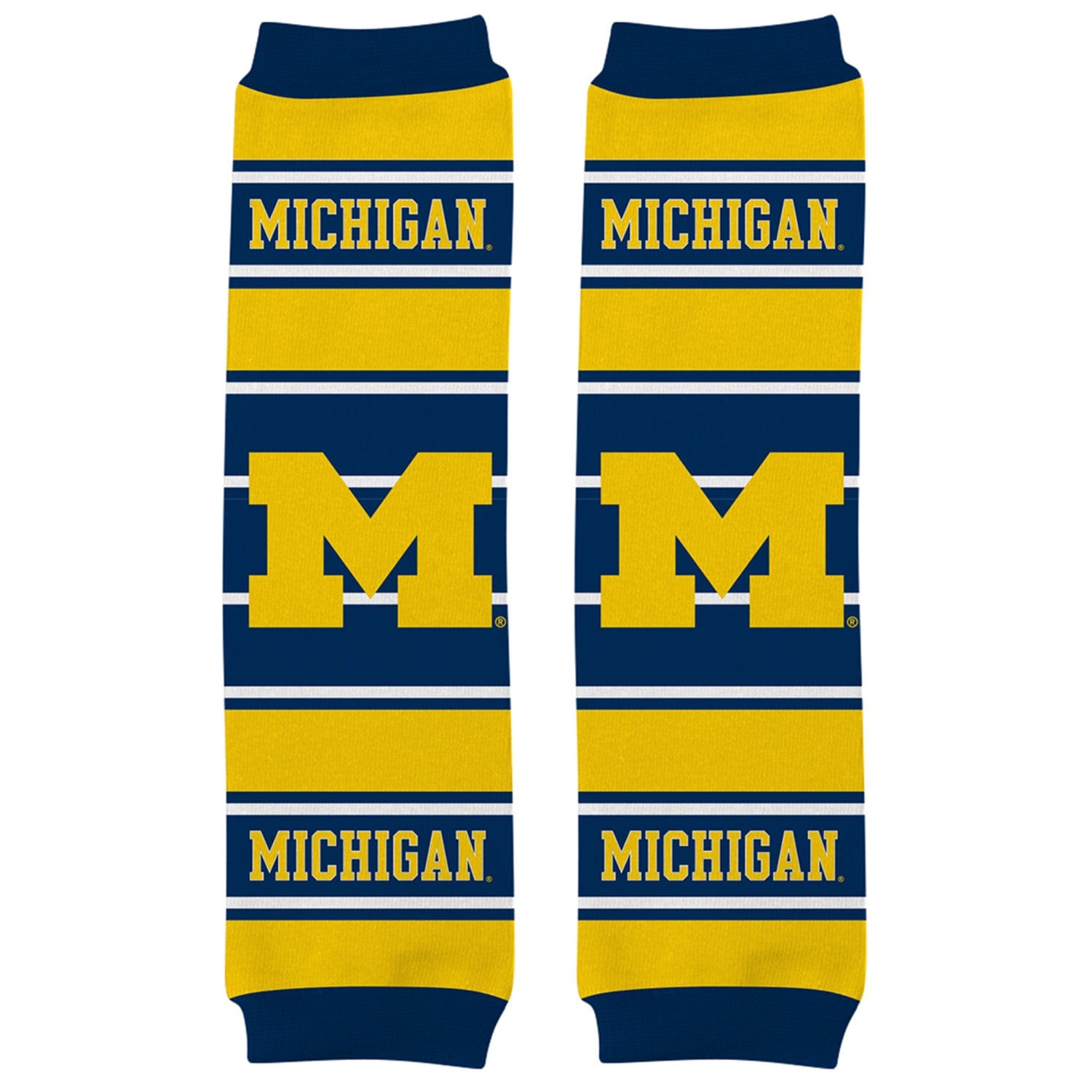 Michigan Wolverines Infant Leg Warmers - Sports Gifts, Sports Memorabilia, Sports Collectibles, Fan Shop