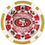 San Francisco 49ers 20-Piece Poker Chip Set - Sports Gifts, Sports Memorabilia, Sports Collectibles, Fan Shop