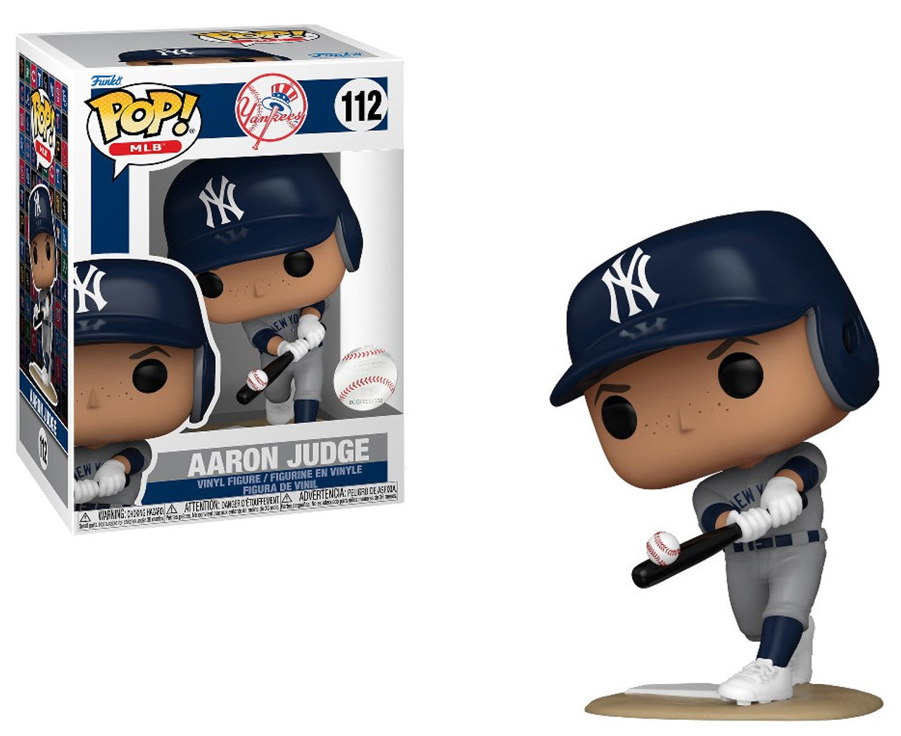 Aaron Judge (New York Yankees) (Grey Jersey) MLB Funko Pop! - Sports Collectibles, Sports Memorabilia, Sports Fan Shop, Sports Gifts