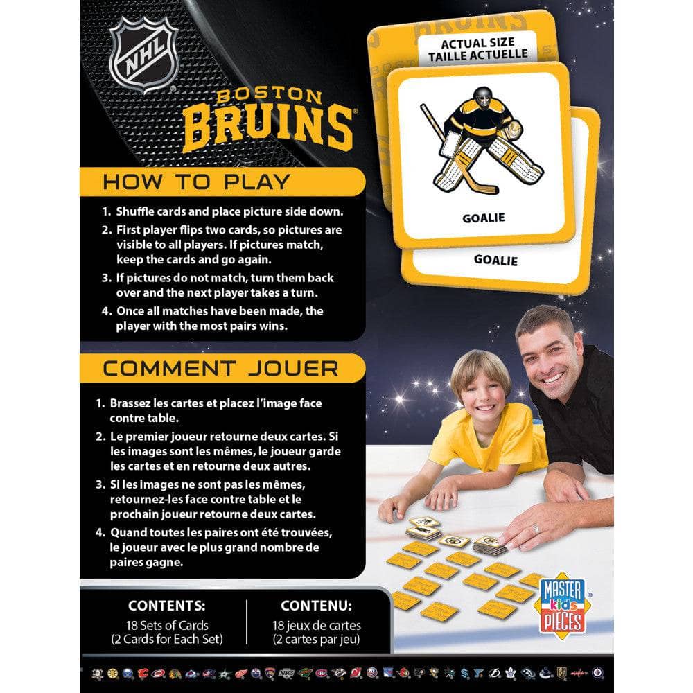 Boston Bruins Memory Matching Game - Sports Gifts, Sports Memorabilia, Sports Collectibles, Fan Shop