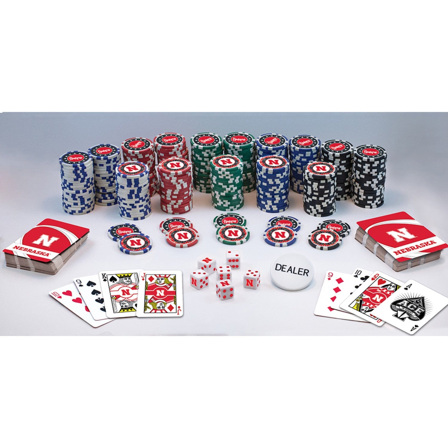 Nebraska Cornhuskers 300-Piece Poker Set