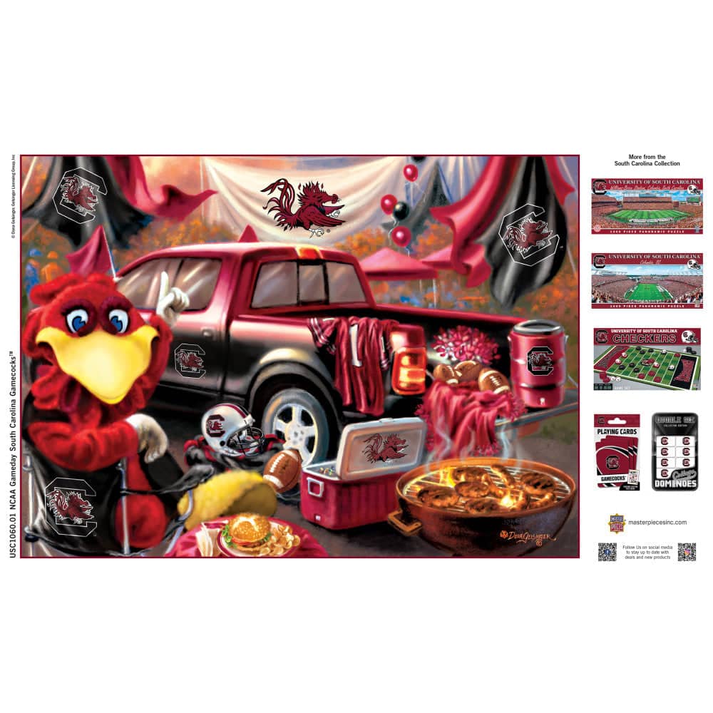 South Carolina Gamecocks Gameday 1000 Piece Jigsaw Puzzle - Sports Gifts, Sports Memorabilia, Sports Collectibles, Fan Shop