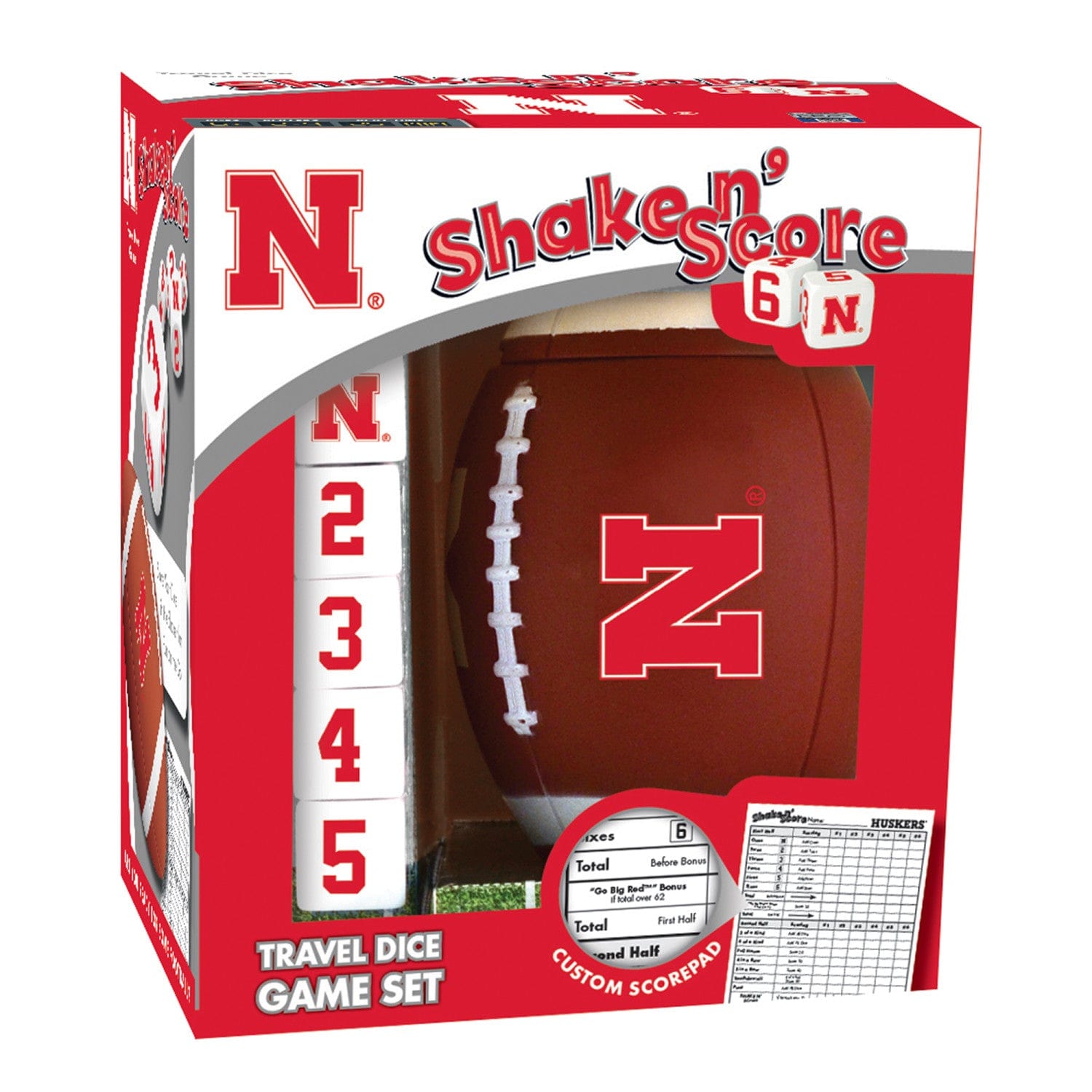 Nebraska Cornhuskers Shake n' Score Game - Sports Gifts, Sports Memorabilia, Sports Collectibles, Fan Shop