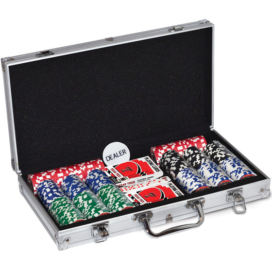 Texas Tech Red Raiders 300 Piece Poker Set - 757 Sports Collectibles
