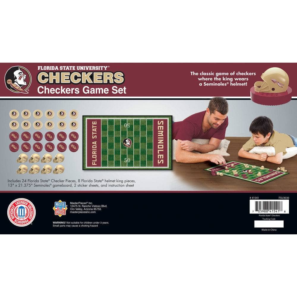 Florida State Seminoles Checkers Game - Sports Gifts, Sports Memorabilia, Sports Collectibles, Fan Shop