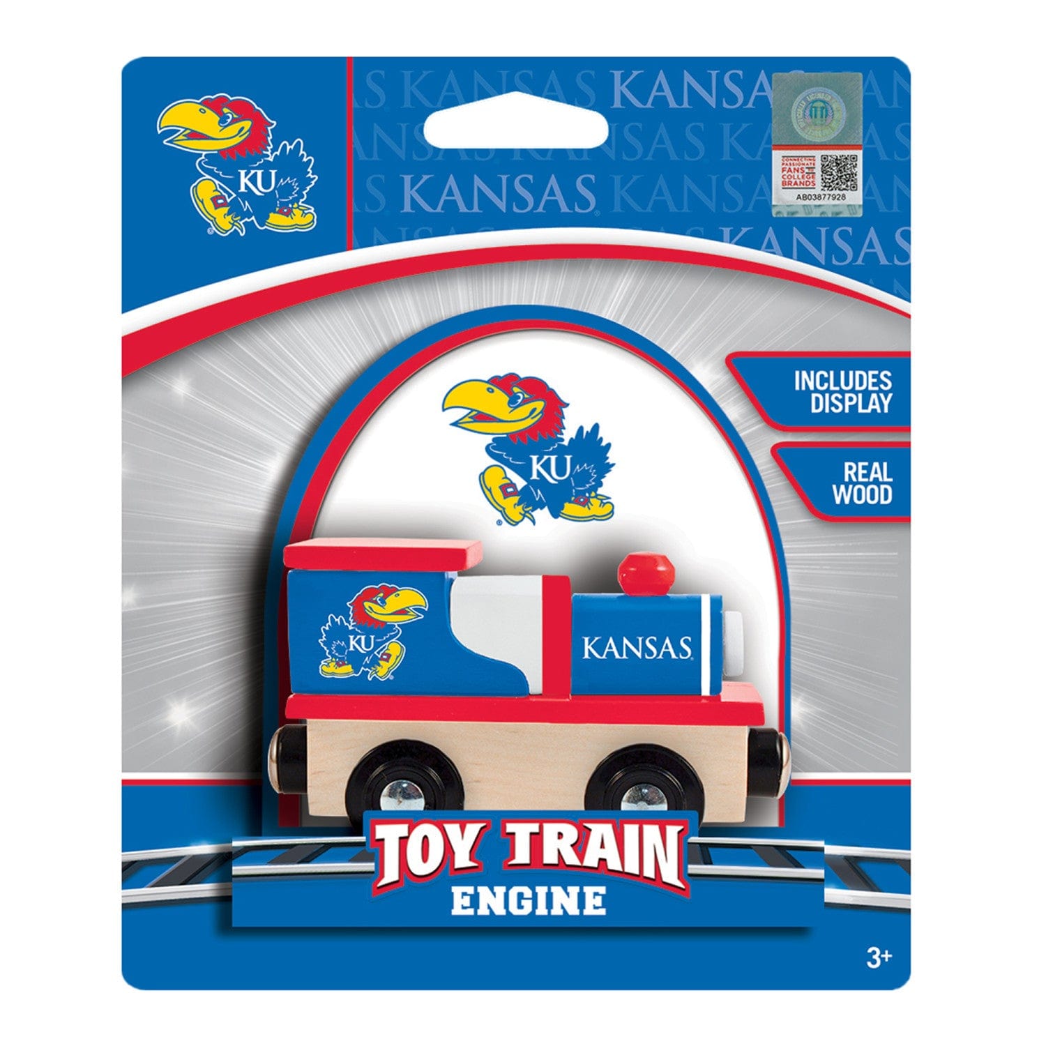 Kansas Jayhawks Toy Train Engine - Sports Gifts, Sports Memorabilia, Sports Collectibles, Fan Shop