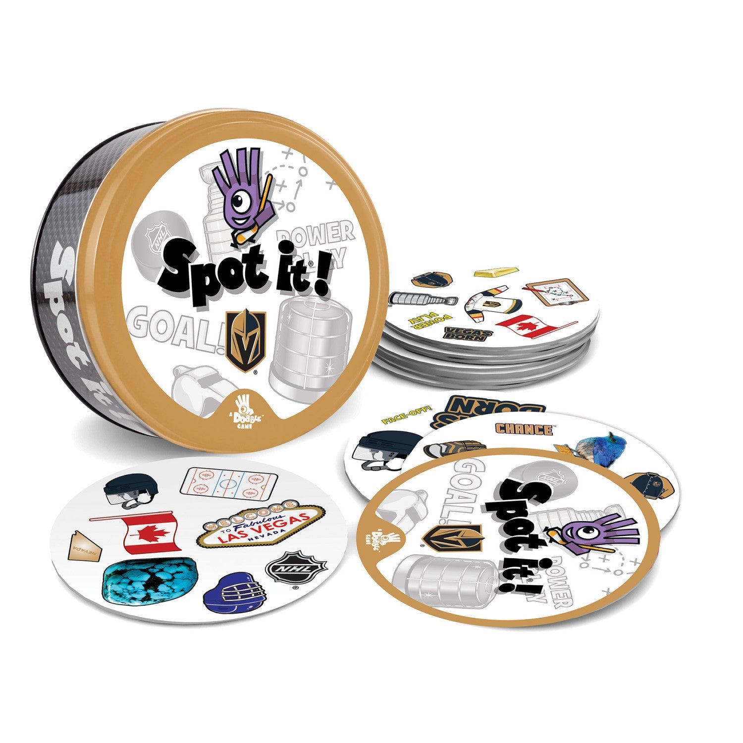 Las Vegas Golden Knights Spot It! Card Game - 757 Sports Collectibles