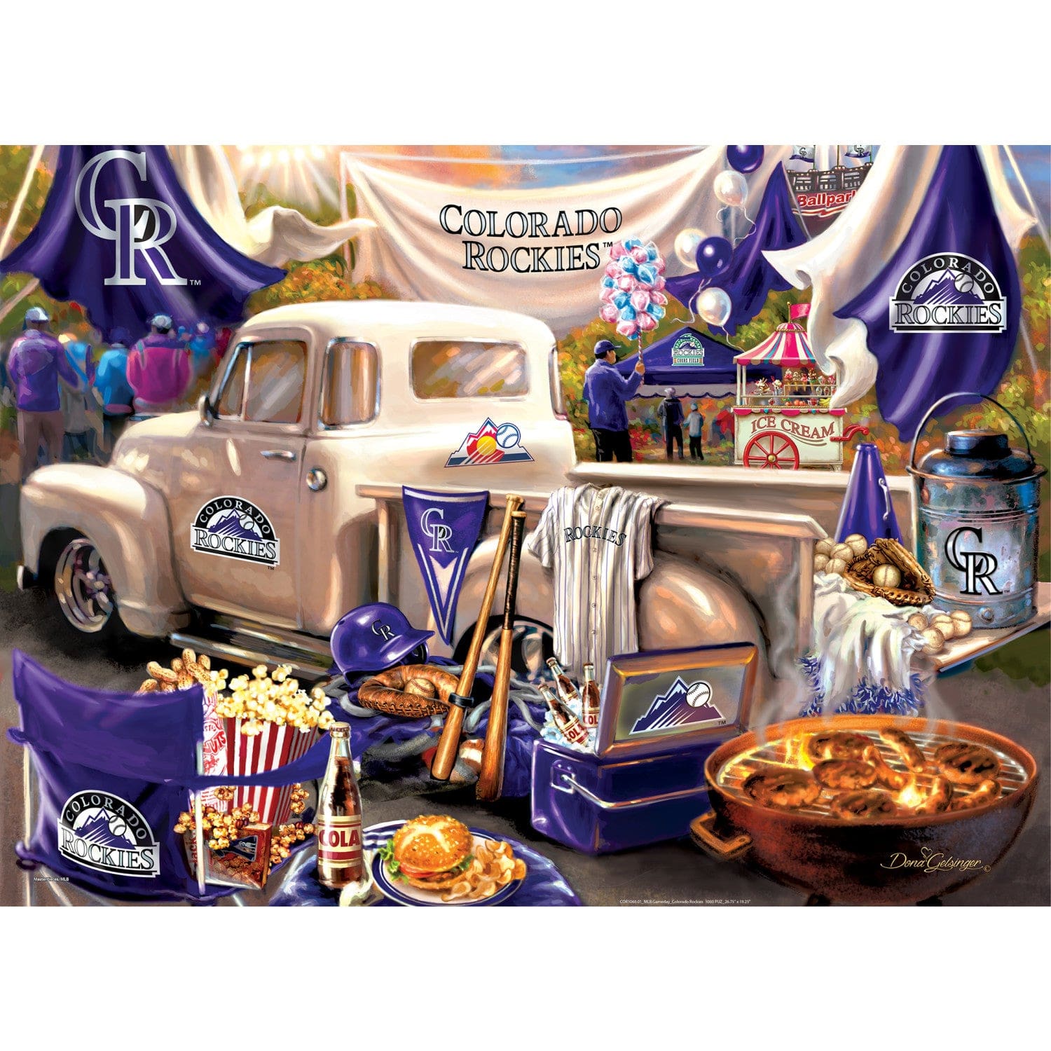 Colorado Rockies Gameday 1000 Piece Jigsaw Puzzle