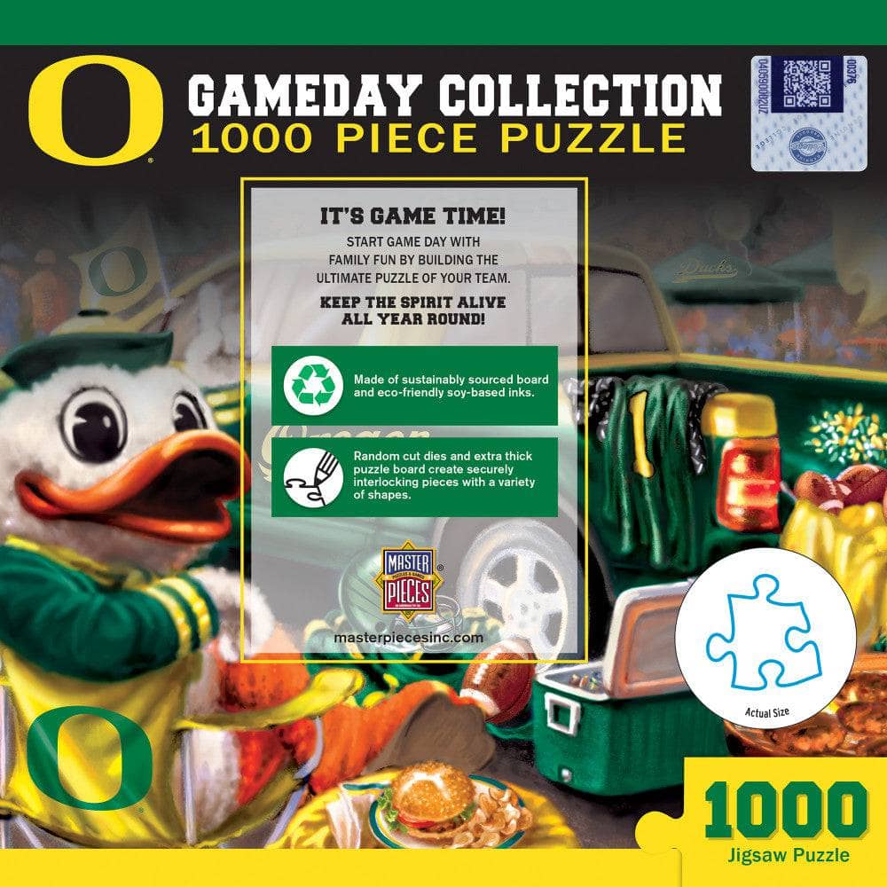 Oregon Ducks Gameday 1000 Piece Jigsaw Puzzle - Sports Gifts, Sports Memorabilia, Sports Collectibles, Fan Shop