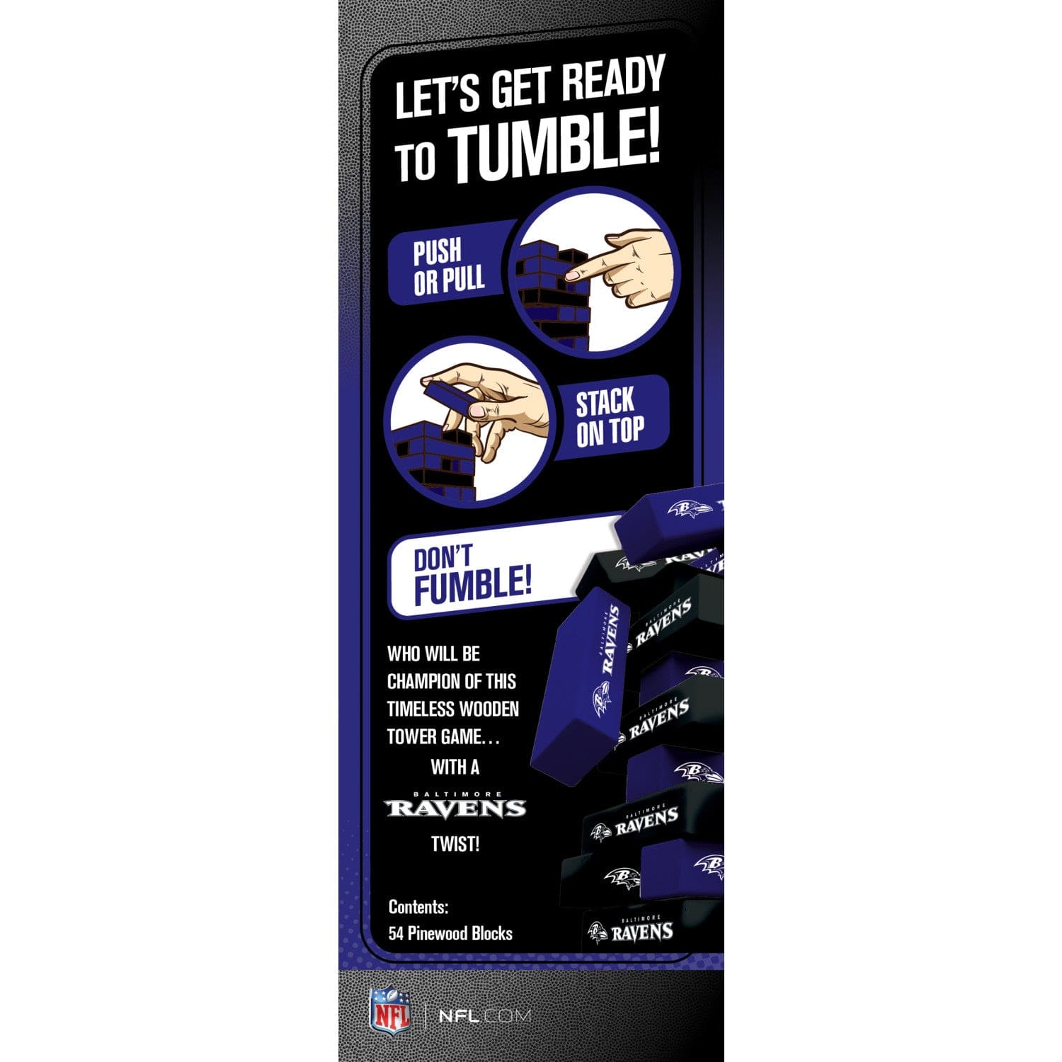 Baltimore Ravens Tumble Tower