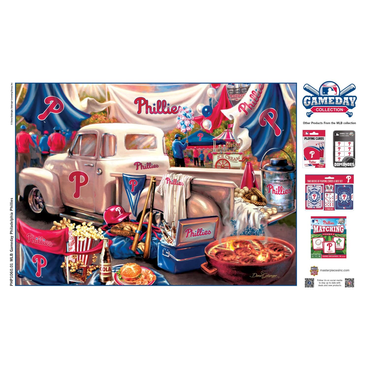 Philadelphia Phillies Gameday 1000 Piece Jigsaw Puzzle - Sports Gifts, Sports Memorabilia, Sports Collectibles, Fan Shop