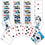 Carolina Panthers Playing Cards - 54 Card Deck - 757 Sports Collectibles