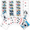 Carolina Panthers 54-Card Deck Playing Cards - Sports Gifts, Sports Memorabilia, Sports Collectibles, Fan Shop