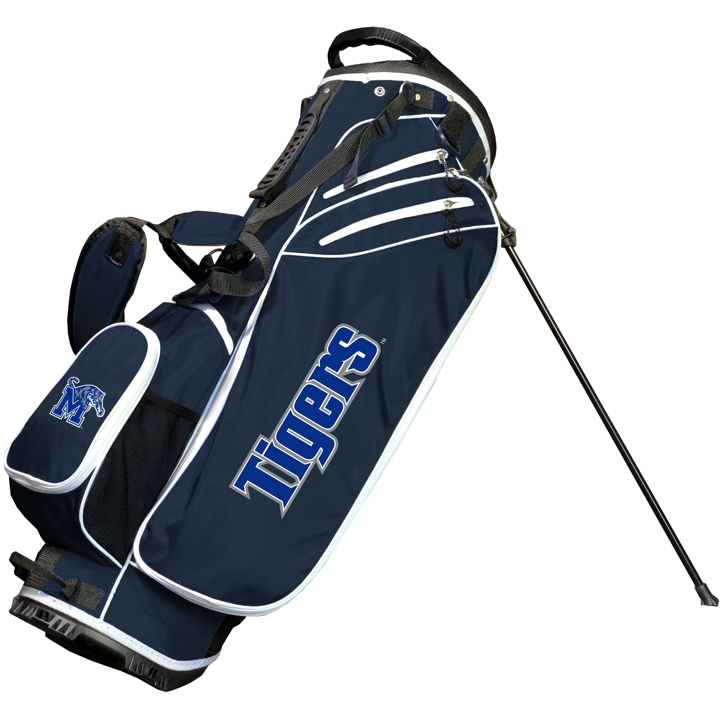 Memphis Tigers Birdie Stand Golf Bag Navy - 757 Sports Collectibles