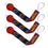 Cleveland Cavaliers Pacifier Clip Set - 3-Pack - Sports Gifts, Sports Memorabilia, Sports Collectibles, Fan Shop